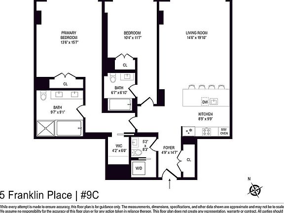 3rd image of 5 Franklin Pl #9C