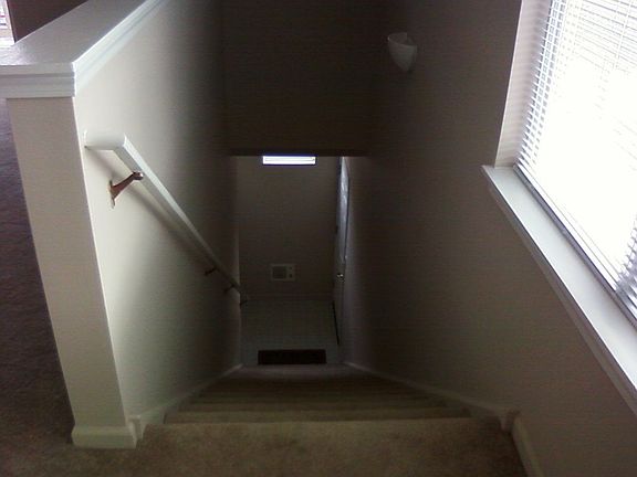 looking down steps