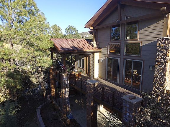 North facing deck
