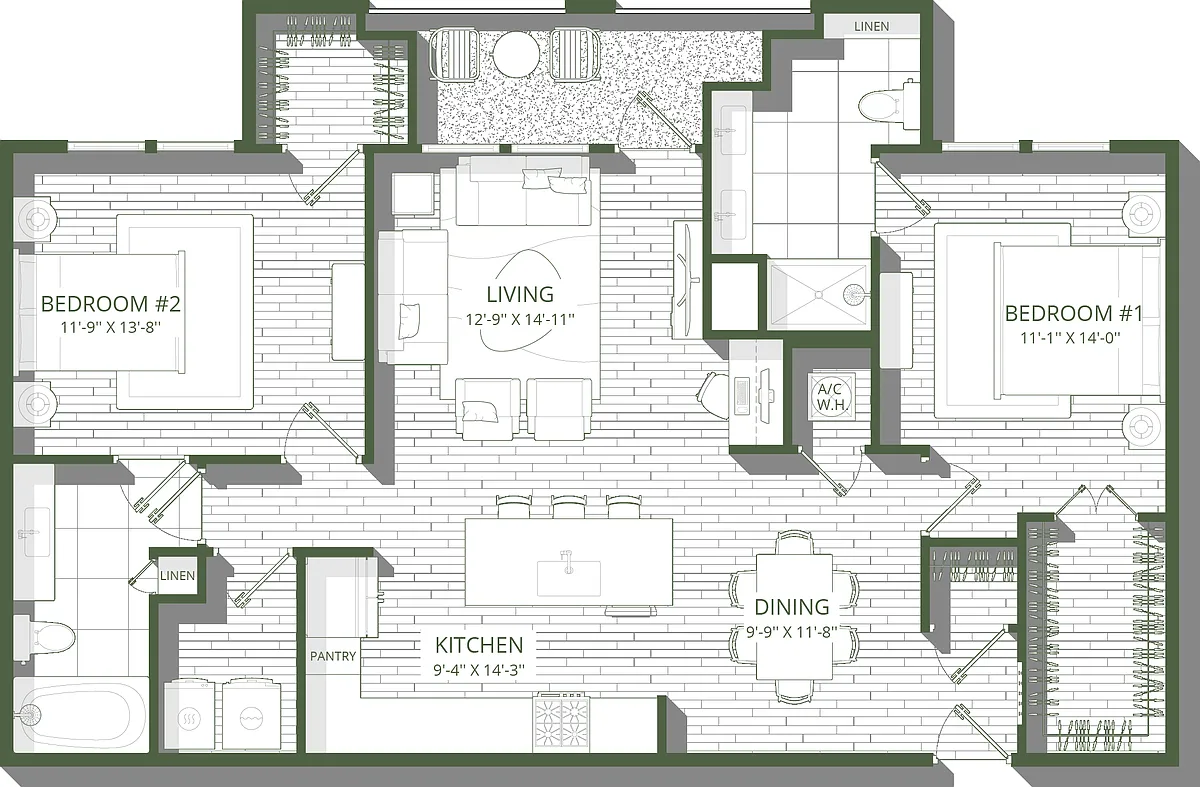 Floor plan B4
