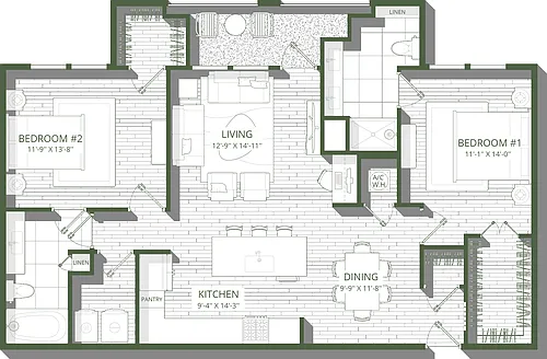 Floor plan B4
