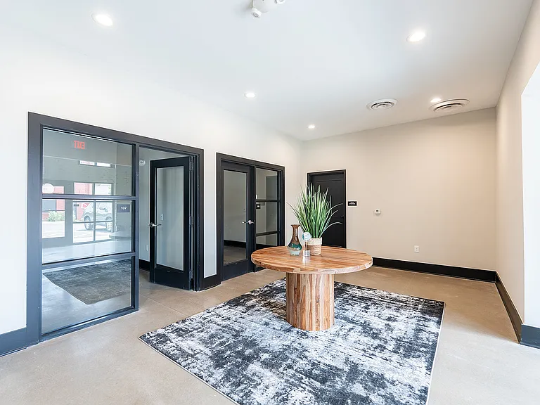 Loft-style clubhouse and lounge