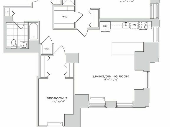 2nd image of 70 Pine St APT 3505