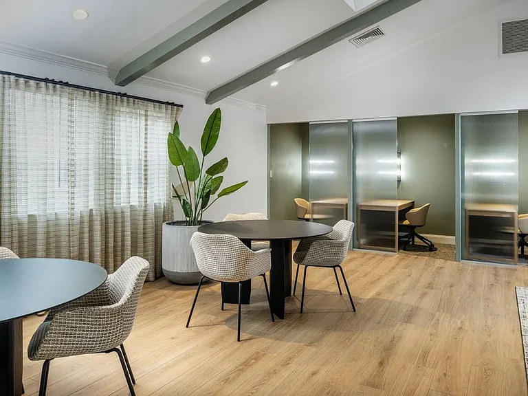 Resident lounge with co-working space