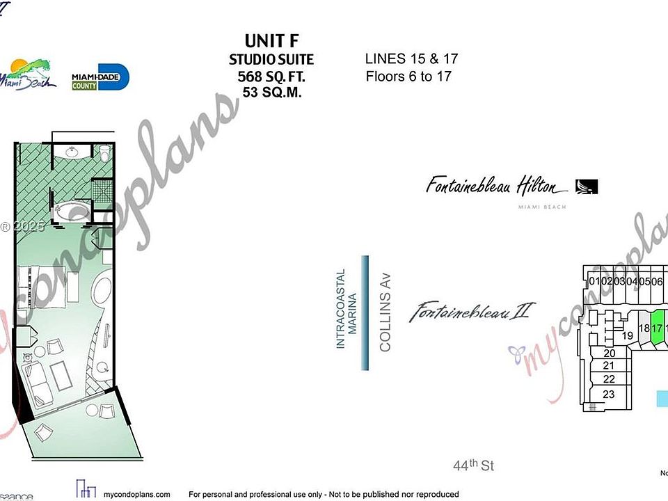 2nd image of 4391 Collins Ave #1717