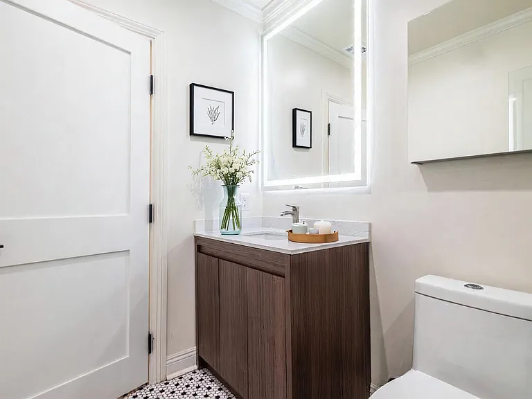 bathroom - digitally staged