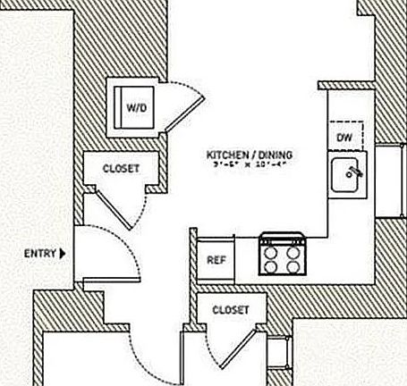 2nd image of 416 W 52nd St #411