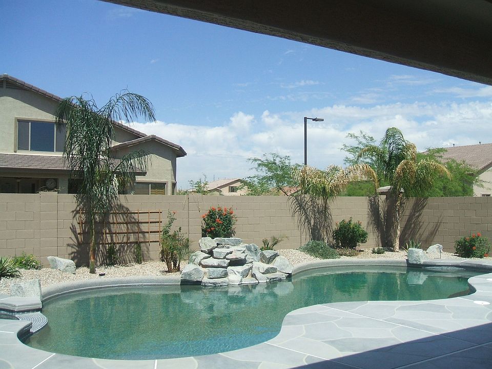 Pool with Waterfall