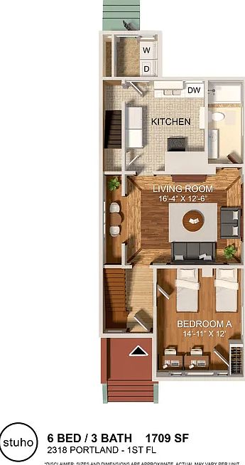 2nd image of 2318-2318.5 Portland St #2318