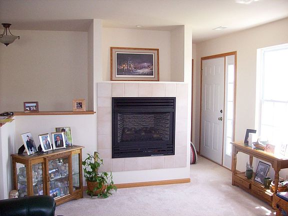 Fireplace in family room