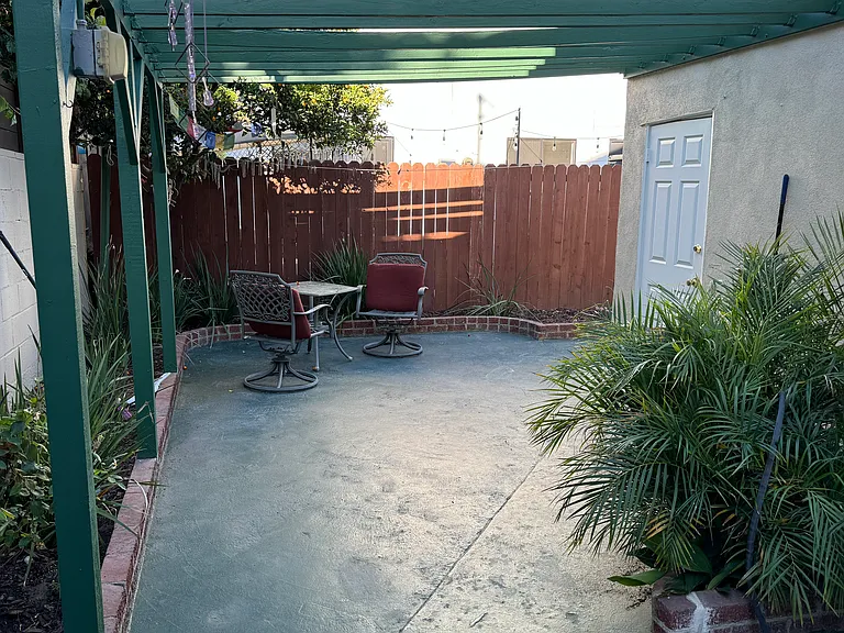 Back patio