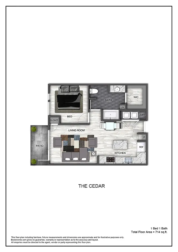 Floor plan The Cedar