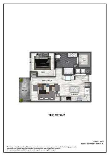 Floor plan The Cedar