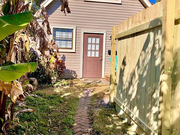 Private access with small yard