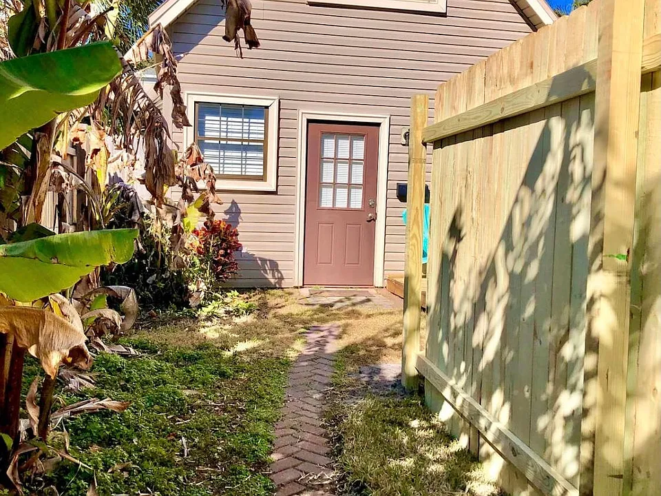 Private access with small yard