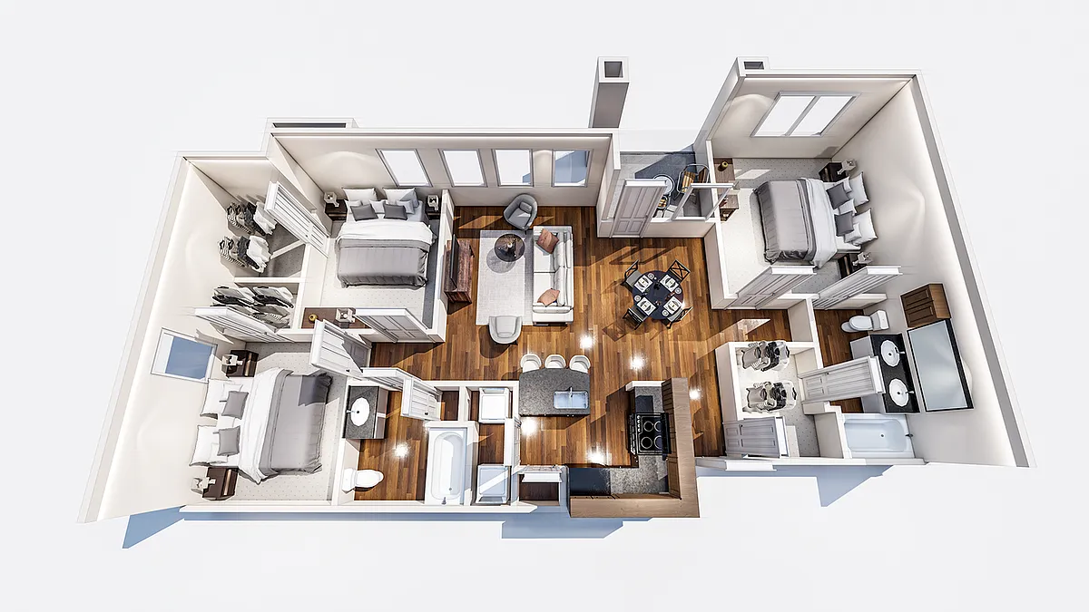 Floor plan Hampton