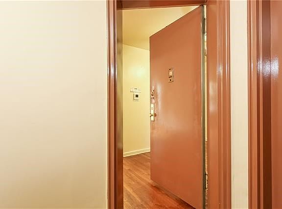 Come on in to your new one bedroom co-op with hardwood floors throughout.