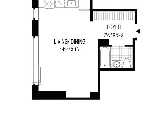 2nd image of 2 Gold St APT 412