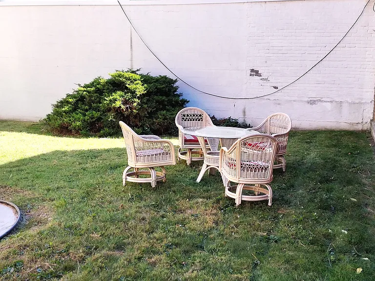 Backyard Table and Chairs