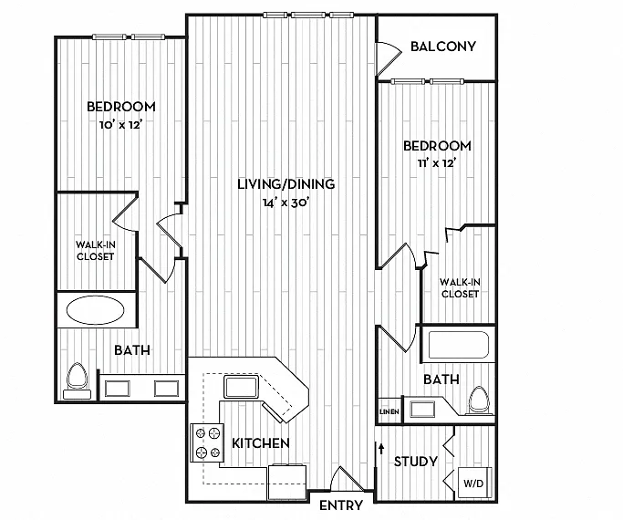 Floor plan Foghorn / Wave / Neptune / Cutter