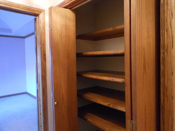 hall linen storage closet