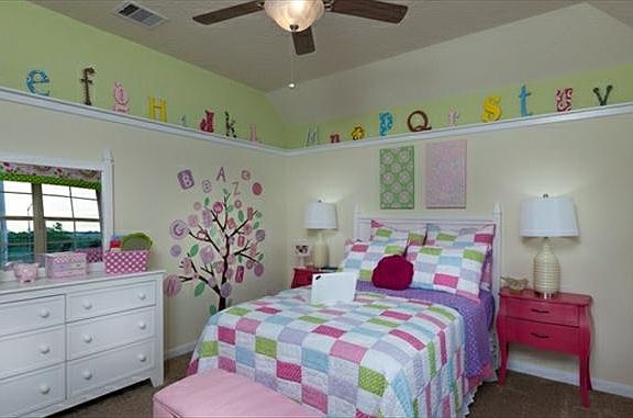 quiet secondary bedroom