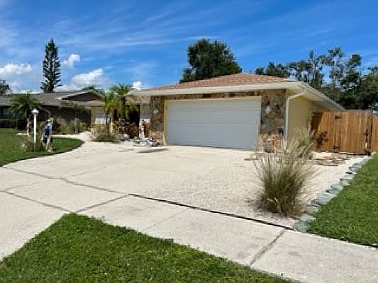 Front garage view of house