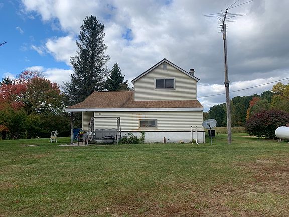 Back side view of home