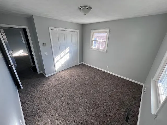 2nd of 3 bedrooms. Nice size closet