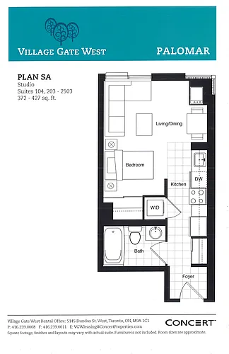 Floor plan Studio