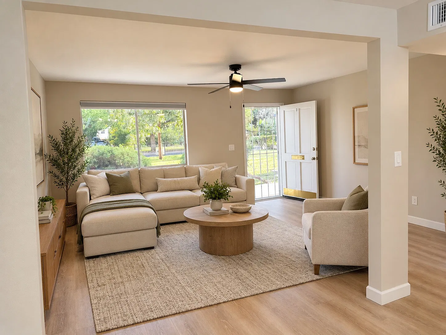 Great Room Furnished via Ai