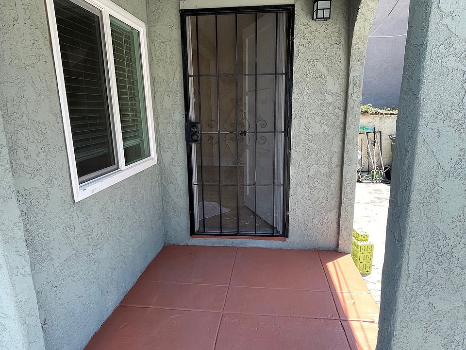 Main entrance to unit