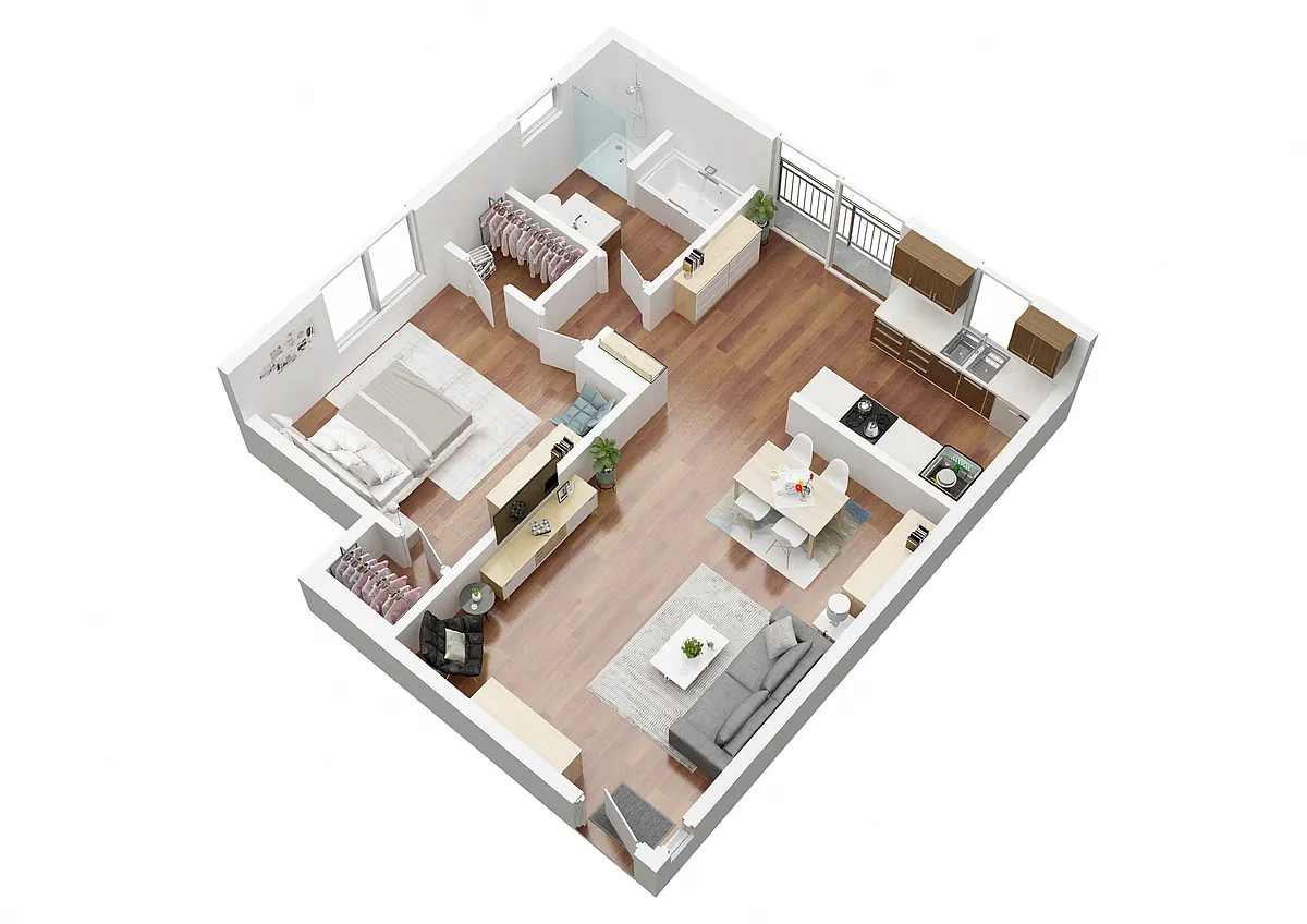 Floor plan King