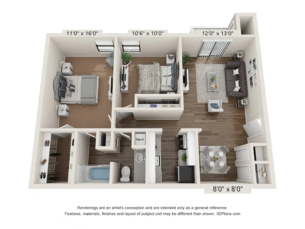 Floor plan Mulberry