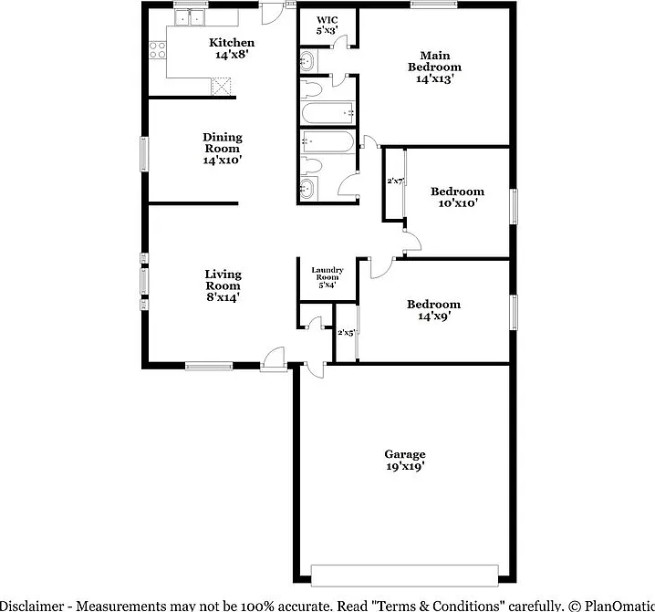 3 bed, 2.0 bath, 1225 sqft, $1,875 — Photo 2