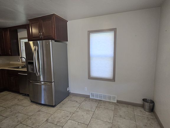 Dining area next to kitchen.
