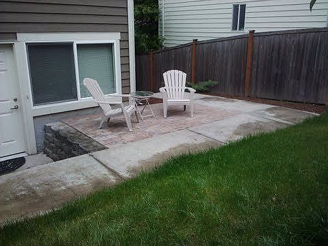 Spacious yard
