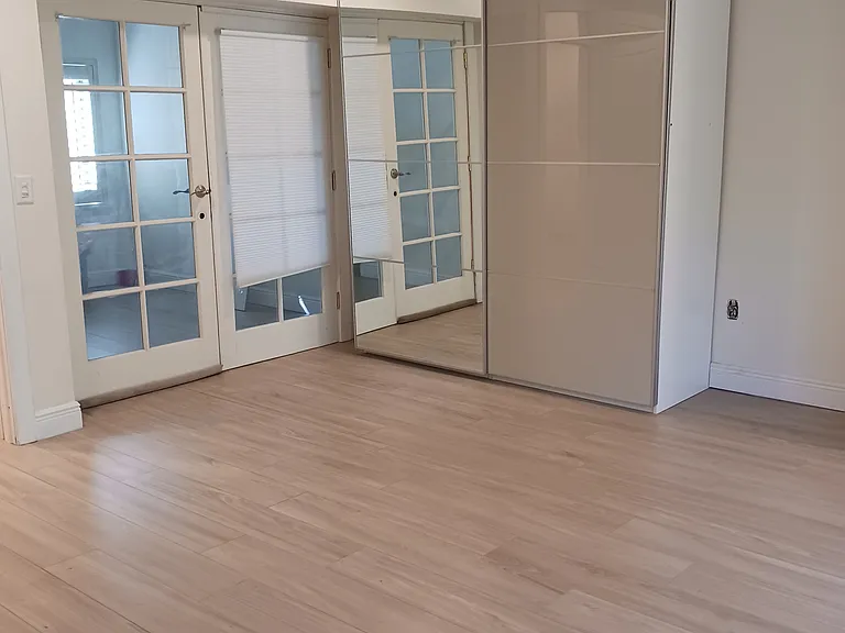 Wardrobe with mirror, sliding doors
