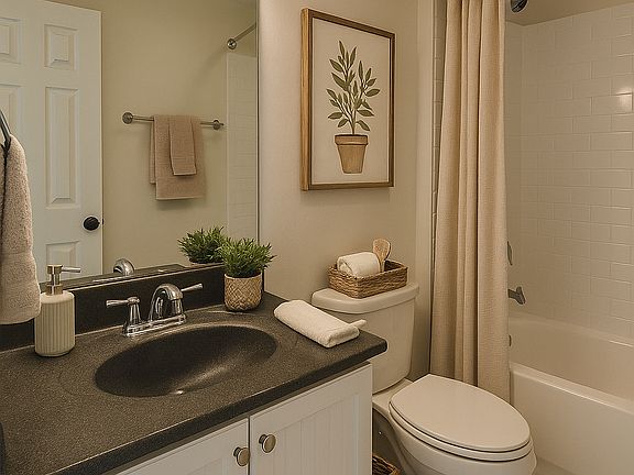 Staged Bathroom