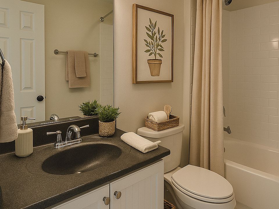 Staged Bathroom