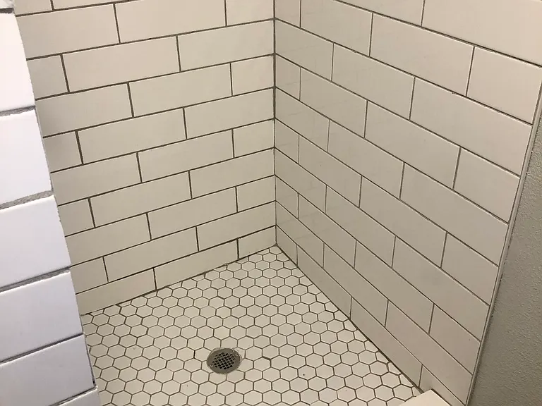 Recently remodeled shower.