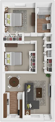 Floor plan Mustang