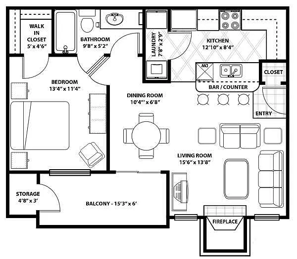 Floor plan A2