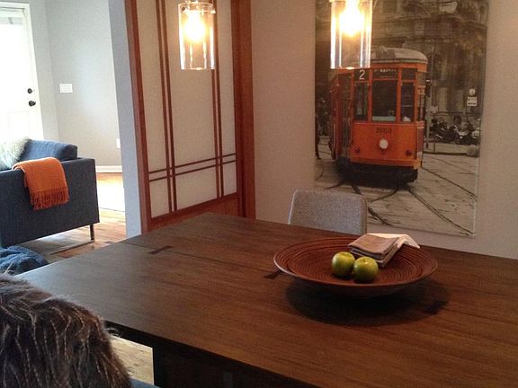Dining room view