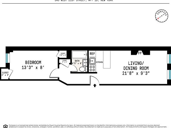 5th image of 345 W 21st St APT 1D