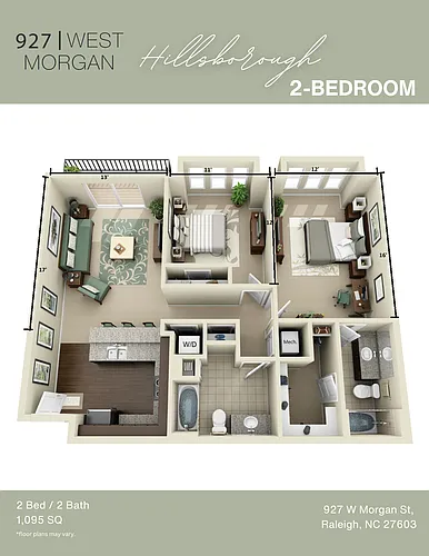 Floor plan Hillsborough