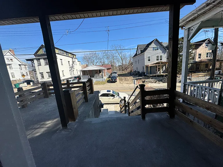 View from house front door