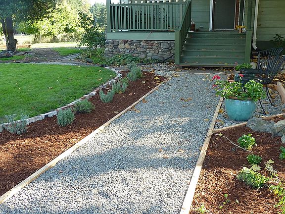 New front path and beds
