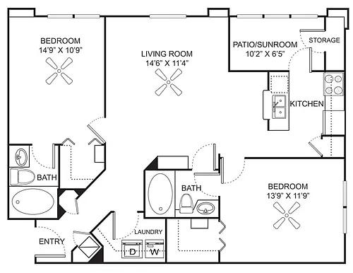 Floor plan B3R
