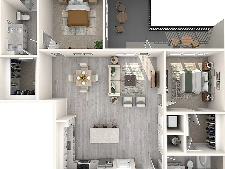 2 BR 2 Bath 2 BR 2 Bath